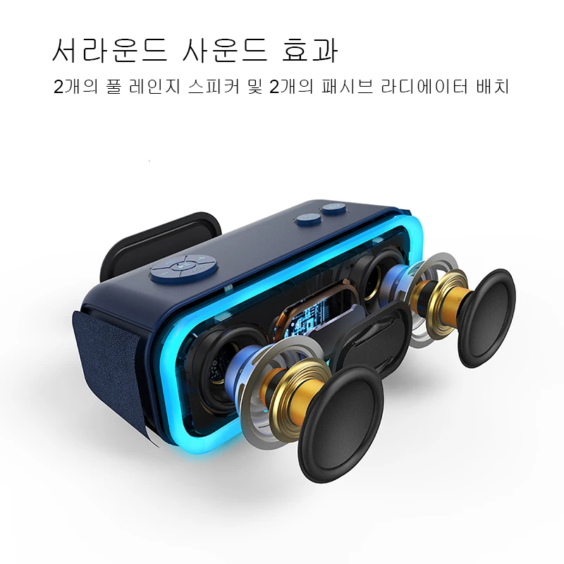 Беспроводная колонка DOSS Mini TWS SoundBox Pro портативный стерео динамик с поддержкой
