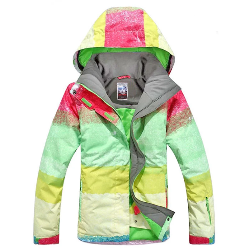 Хорошее качество Gsou теплое дышащее пальто для снежной зимы женщин лыжная куртка