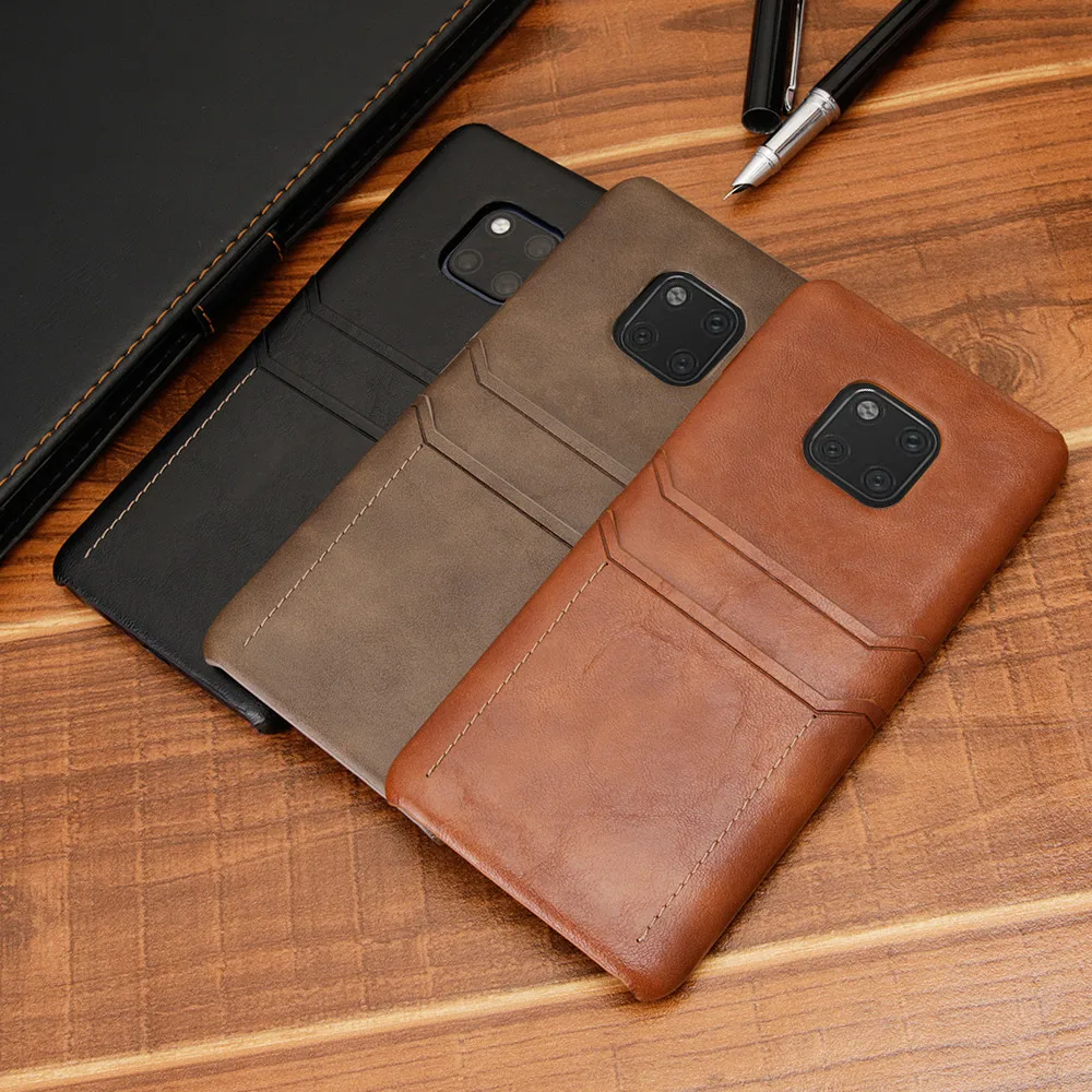 Роскошный PU Обложка для huawei P30 P20 Pro Lite Коврики 20X карманы карт чехол телефона mate 9 10