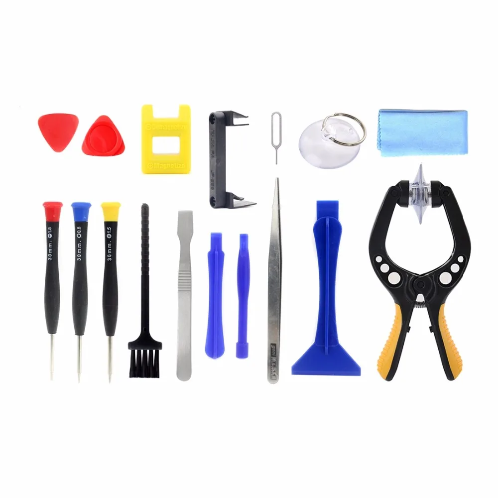 

JF-8143 Metal + Plastic 17 in 1 Multi-function Repairing Disassemble Tool Kit