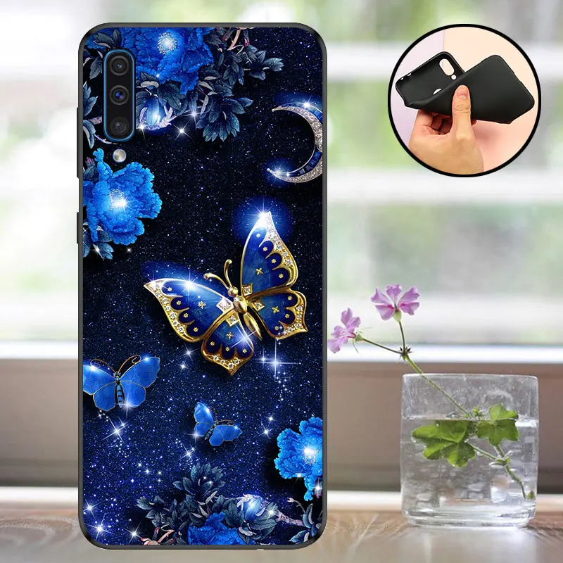 Чехол для samsung Galaxy A50, черный матовый чехол для samsung A50, силиконовый чехол ТПУ для телефона Galaxy A 50 A505F Capa - Цвет: JBD