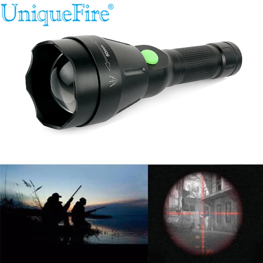 UniqueFire светодиодный фонарик 1603 Новинка Лидер продаж ИК черный 850nm/940nm