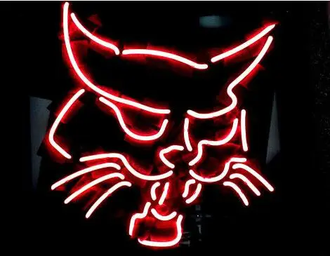 

Изготовленный На Заказ WILDCAT Стекло неоновый светильник вывеска пивной бар