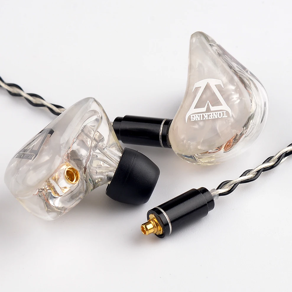 TONEKING T66S привод в ухо наушник 6 уравновешенного якоря Hi-Fi Monito с MMCX 8-ядерный