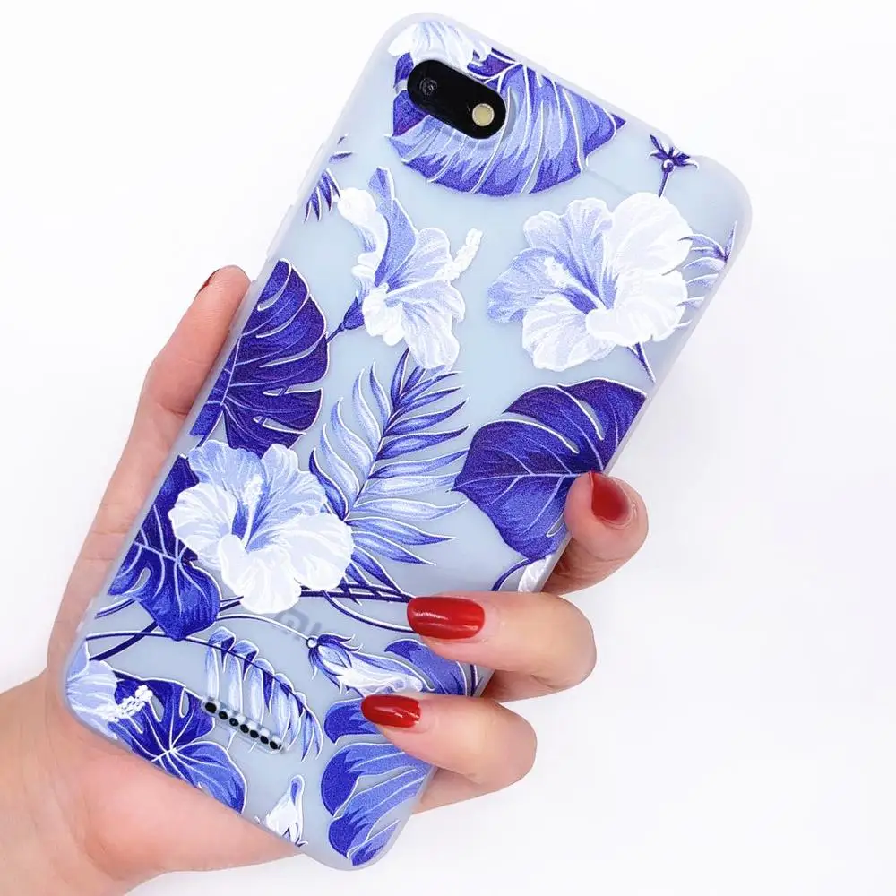 Чехол для Xiaomi Redmi 6a 15 цветов 3D узор новый дизайн мягкий силиконовый чехол из ТПУ