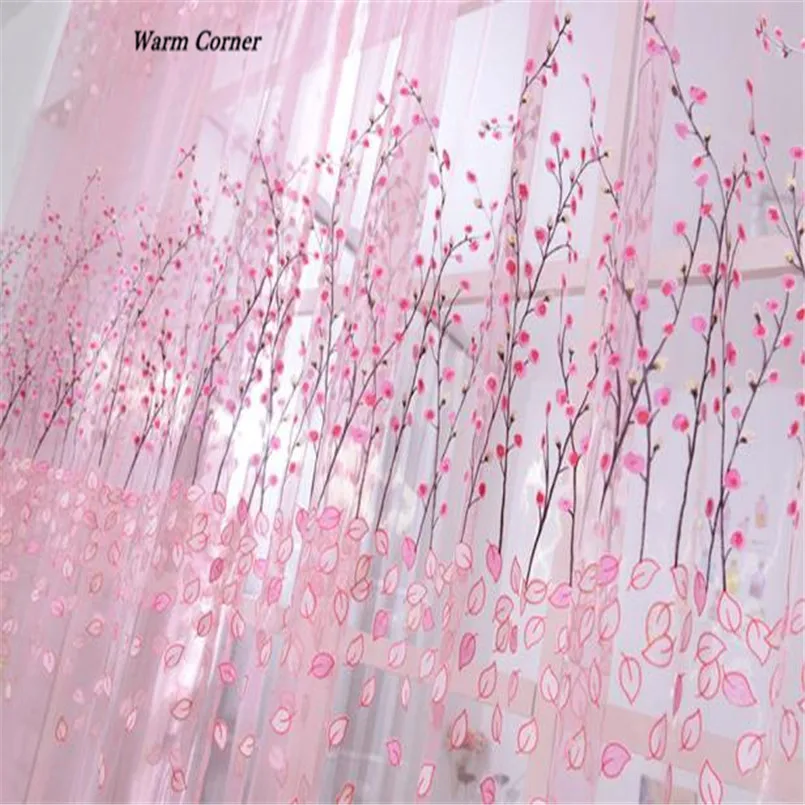 2017 лм современный номер лист Цветочный Тюль окно скрининга занавеска драпировка