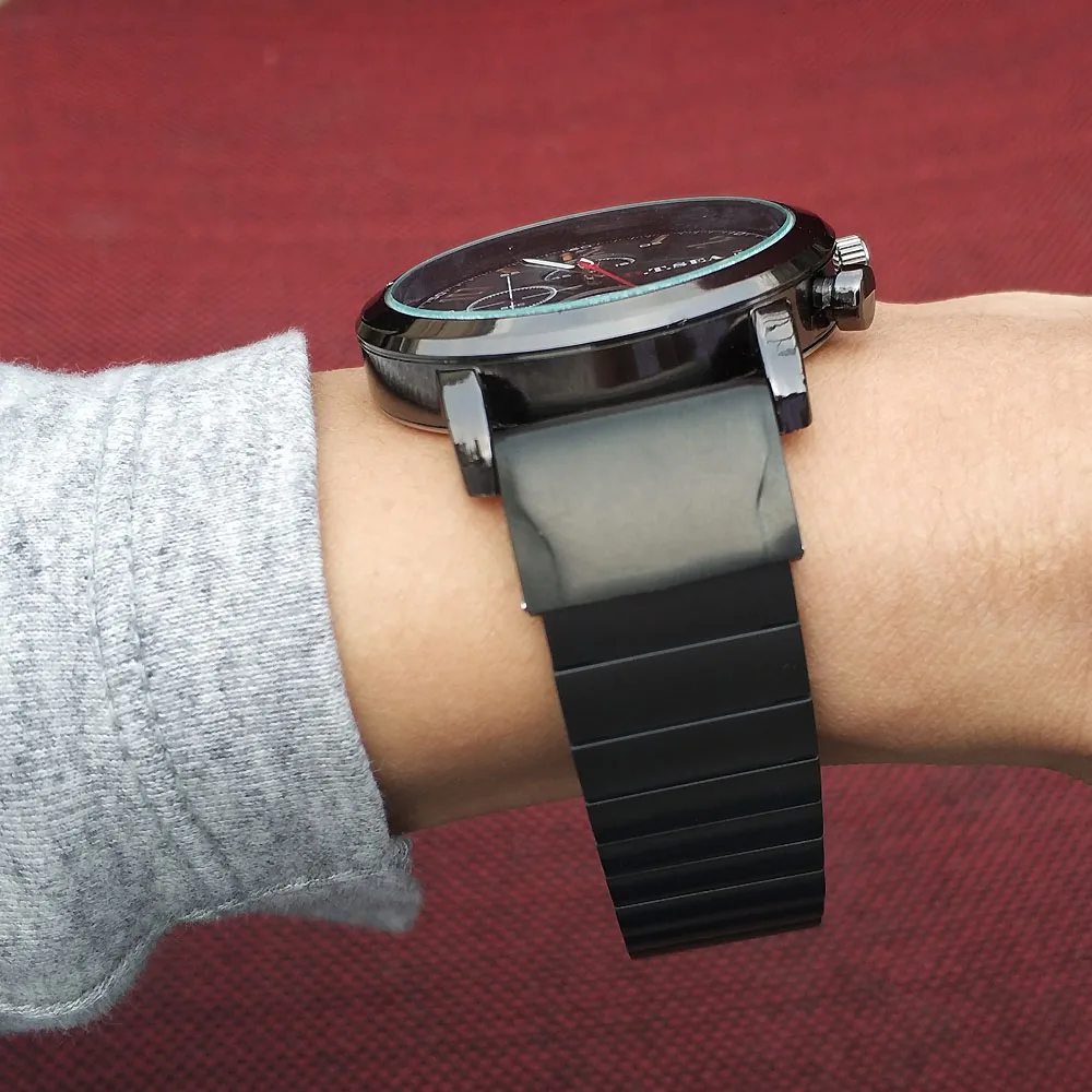 Модный браслет из нержавеющей стали металлический ремешок для часов Quick Fit ремешок для Garmin Fenix 5/Forerunner 935/Approach S60Watch браслет