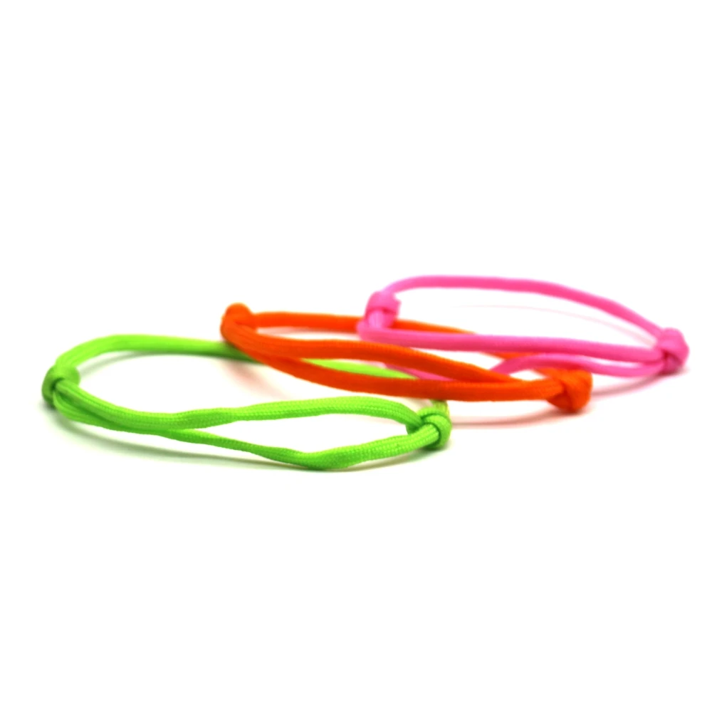 Браслеты для женщин и мужчин простой шнур регулируемый ручной работы|paracord