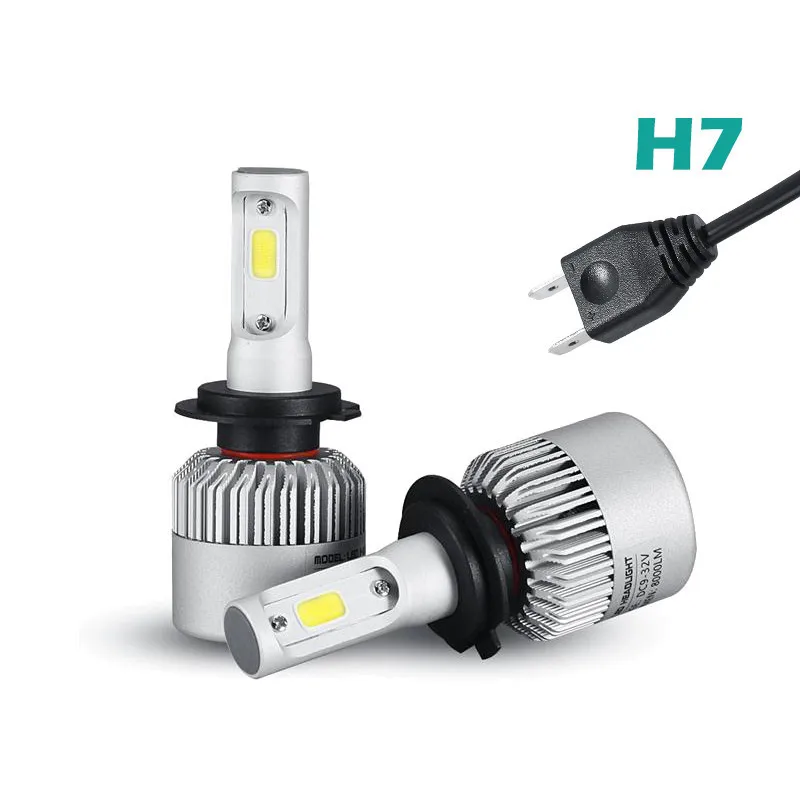 Vicmax 2x H4 H13 9004 9007 Hi-Lo луч светодиодные фары автомобиля луковицы 72 Вт 6500 К удара 9012 9005