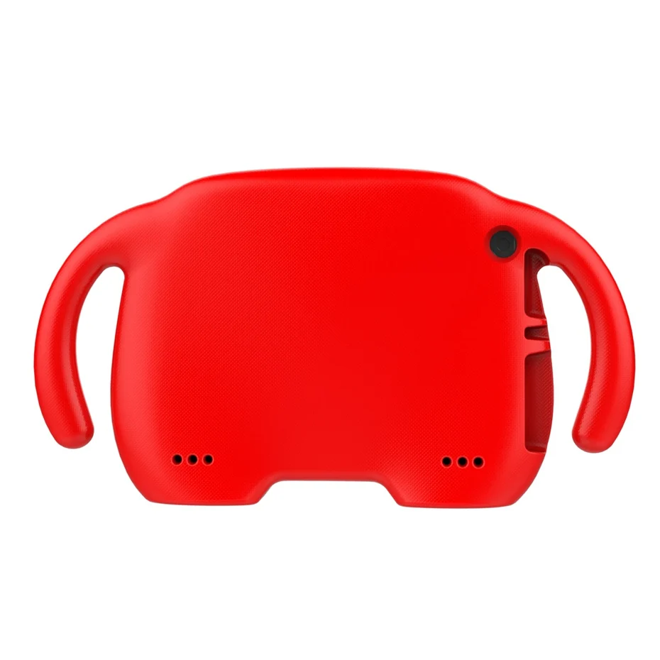 Красный Для Amazon Kindle Fire HD 8 чехол Baymax kids tablet Shell противоударный EVA Ручной Чехол-подставка для Kindle Fire HD8 - Цвет: Красный