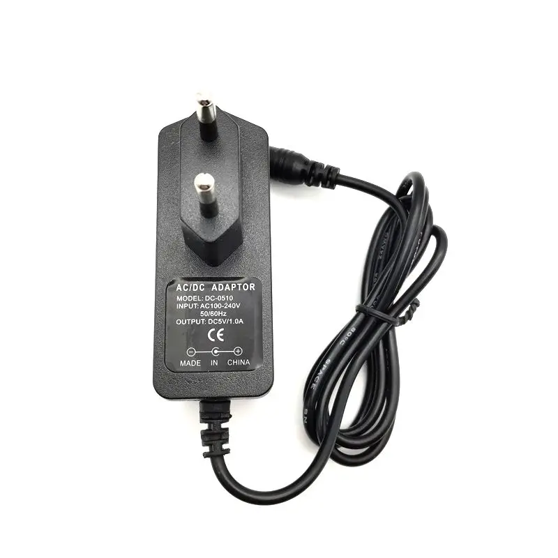 

2pcs Universal Power Adapter 5V 1A 5.5x2.1mm Charger EU US Plug Power Supply for Digital Frame etc