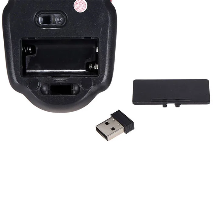 Беспроводная оптическая мышь 2 4 ГГц 1600DPI USB для прокрутки планшета ноутбука