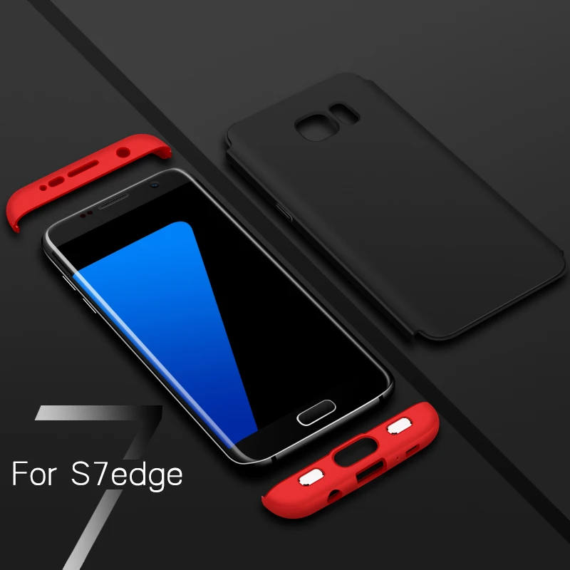 GKK прочный чехол для Samsung Galaxy S7 Edge 360 полная защита противоударный ультратонкий