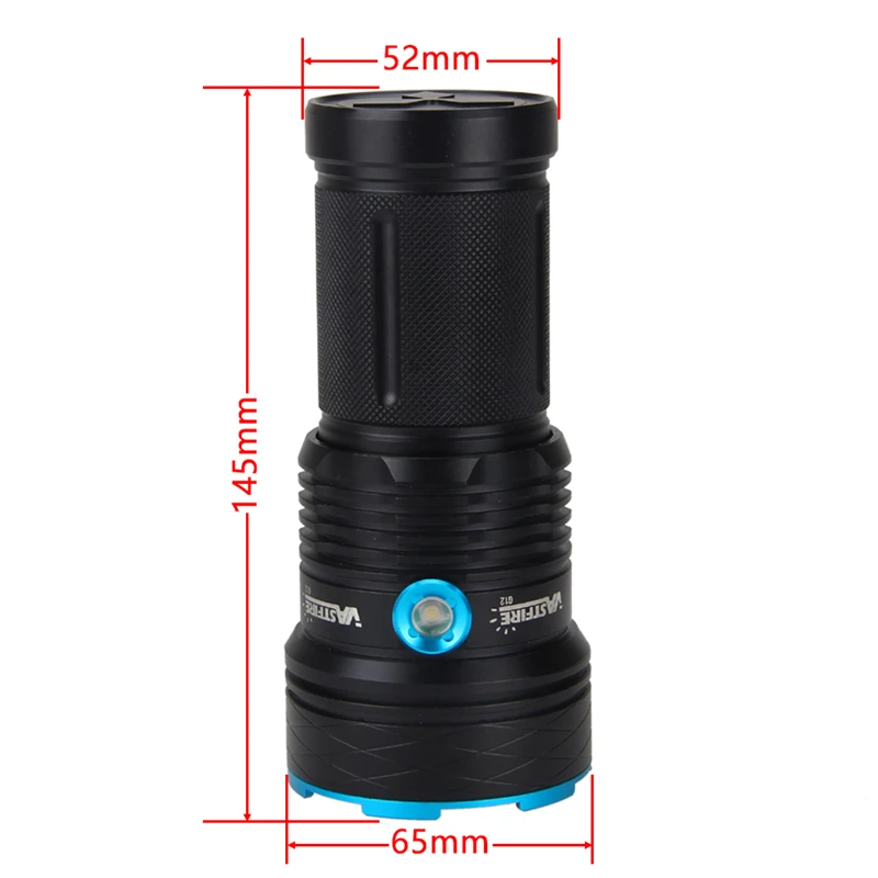 Online Linterna De Buceo Con Potentes Lúmenes, Antorcha De Buceo Subacuática De 200M, Linternas Tácticas Led, Lámpara Para 18650