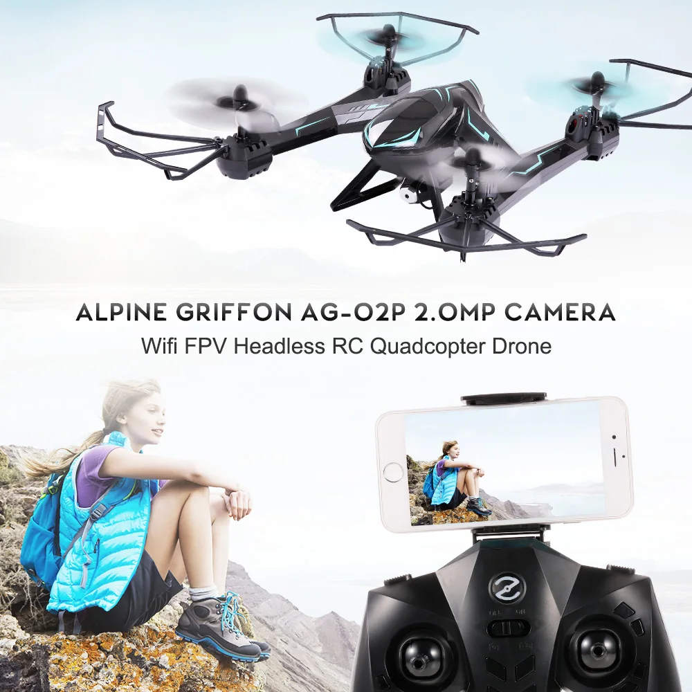 Квадрокоптер с 6 осями и гироскопом 2 4G камера Мп селфи Дрон вертолет Wi Fi FPV