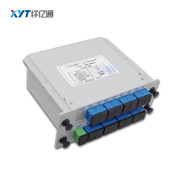 FTTH система GEPON волоконное разветвляющее устройство оптический делитель 1x16 карта вставки PLC сплиттер SC разъем