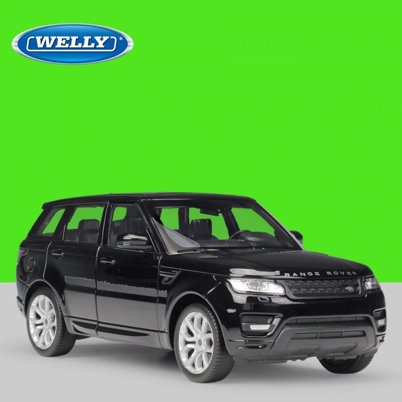 1:24 Welly Land rover Range Sport черный/белый/оранжевый литая модель автомобиля|Наземный