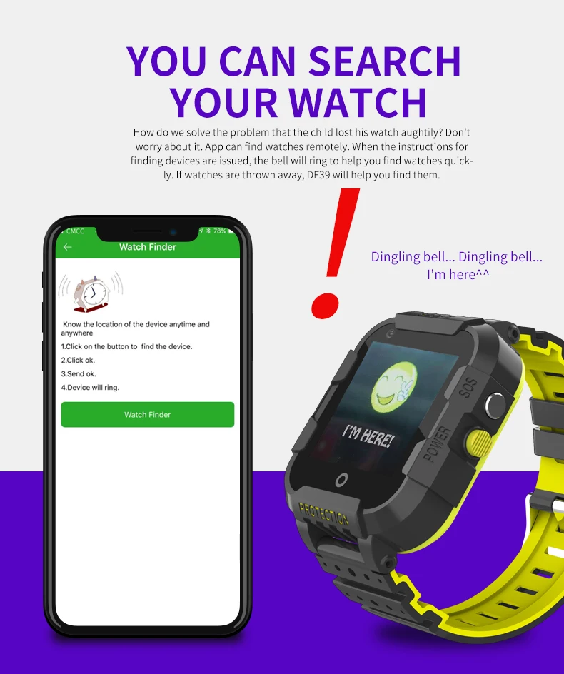4G дети gps трекер smart watch IP67 Водонепроницаемая камера gps фунтов WI-FI местоположение SOS детские часы для отслеживания времени подарок DF39