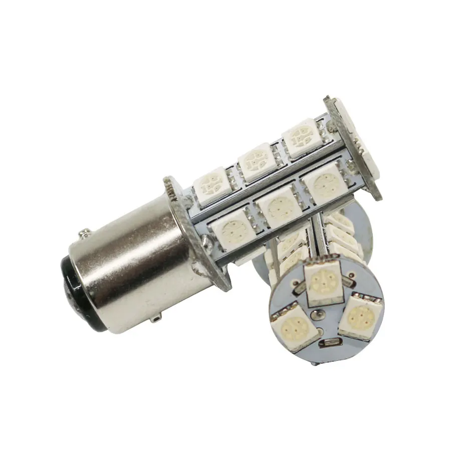 2 шт. ксеносветильник белые 1157 BAY15D 18 SMD 5050 супер ярсветодиодный Автомобильные фары