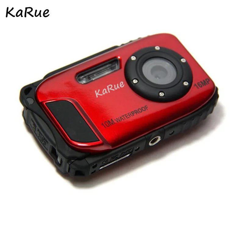 KaRue K188 квази Профессиональный IP68 10 м водонепроницаемый Дайвинг цифровая камера 16 миллионов пикселей 2,7 дюймов экран 8 X digital зум
