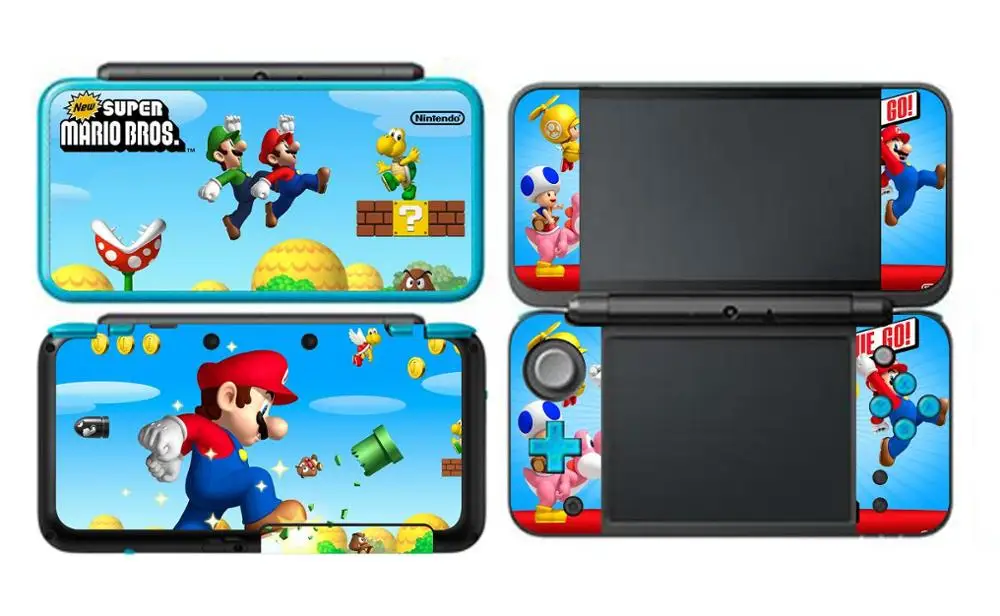Супер MARI0 виниловая кожа Наклейка протектор для nintendo NEW 2DS XL LL Скины Наклейка s - Цвет: 235