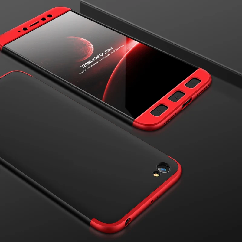 360 Degree Full Cover Case For Xiaomi Redmi Y1 Lite With Tempered Glass Luxury Plastic | Мобильные телефоны и аксессуары