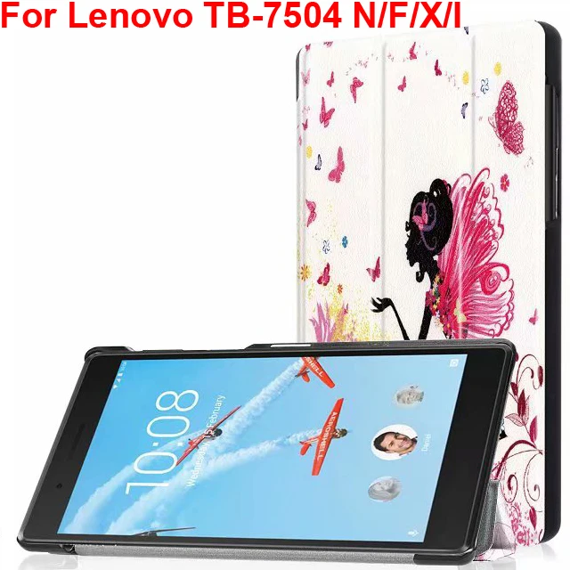 Чехол для Lenovo Tab 4 ТБ 7504F модный защитный чехол Tab7 7 0 &quot7504N 7504X с милым рисунком