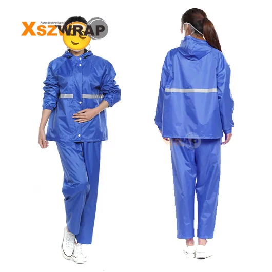 Impermeable Raincoat Women/Men Suit Outdoor Women Hood Motorcycle Reflector Camping Fishing Rain Gear Poncho | Автомобили и