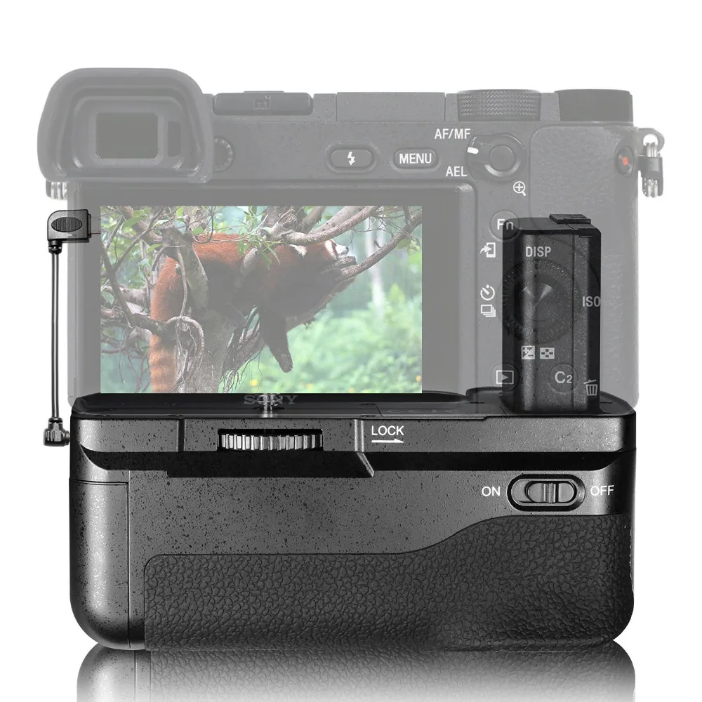 Neewer Meike Батарея ручка для Sony A6300 Камера Встроенный 2 4 GHz Дистанционное Управление
