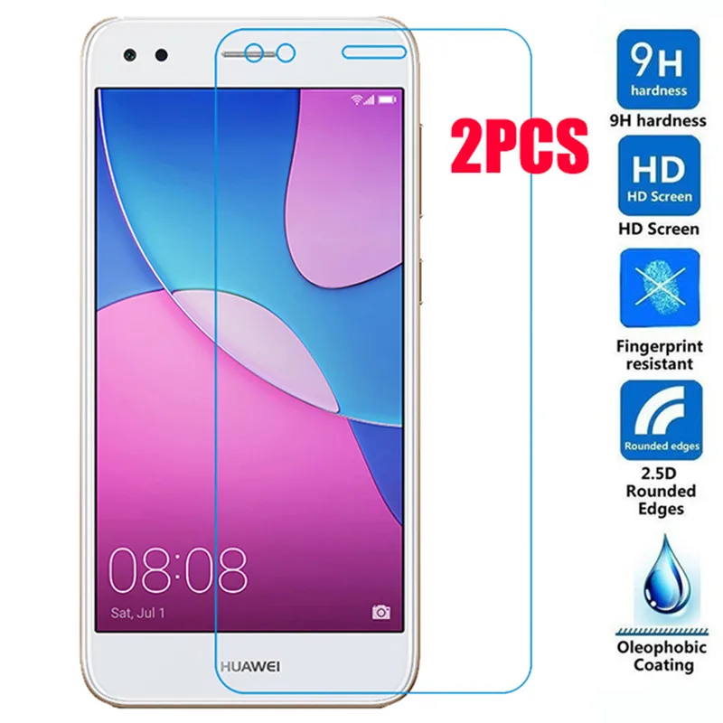 2 шт. защитная пленка для экрана Huawei Nova Lite 2017 закаленное стекло зеркальная