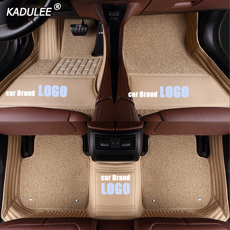 KADULEE автомобильный напольный коврик для ног для honda accord crv CR-V jazz fit city civic CRZ UR-V INSPIRE сделать на заказ напольный коврик авто аксессуары