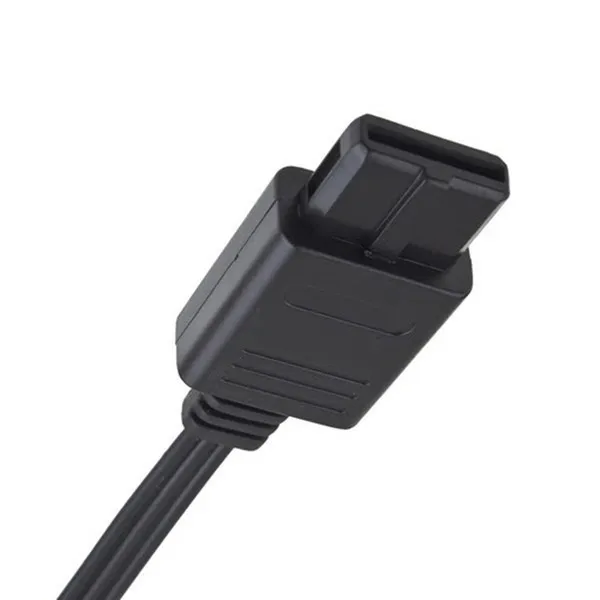 180 см AV TV RCA видео шнур кабель для игрового кубика/для SNES gameccube/для Nintendo N64 64 оптовая