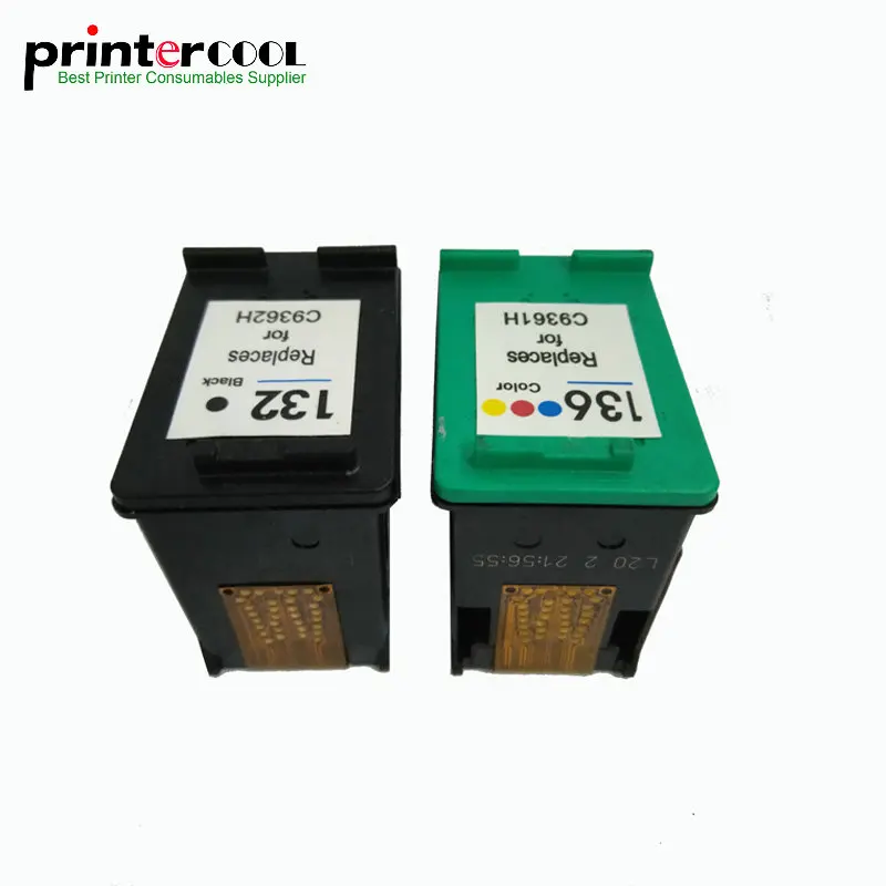 Сменный картридж einkshop 132 136 Восстановленный чернильный для принтеров HP Photosmart 2573