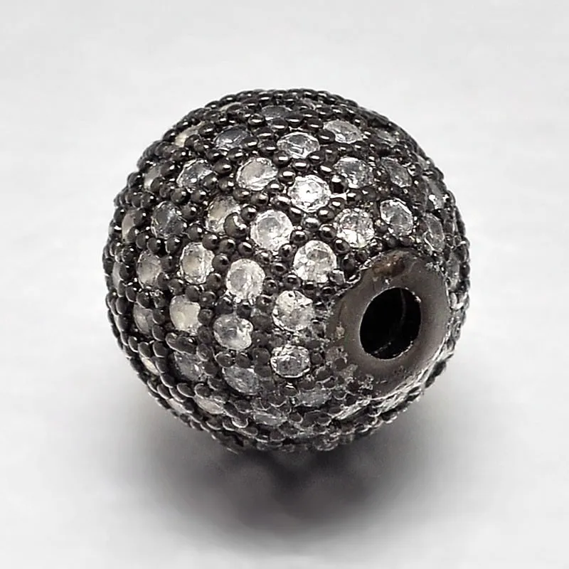 10 шт. 8 мм круглые латунные металлические микро диско шар проложить кубического