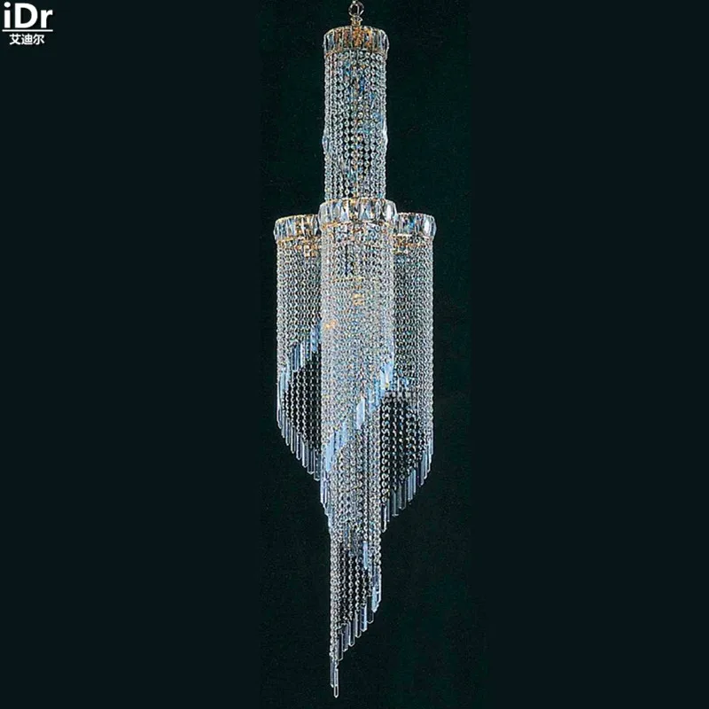 Золотая люстра светильник для интерьера в Европейском стиле роскошный отеля