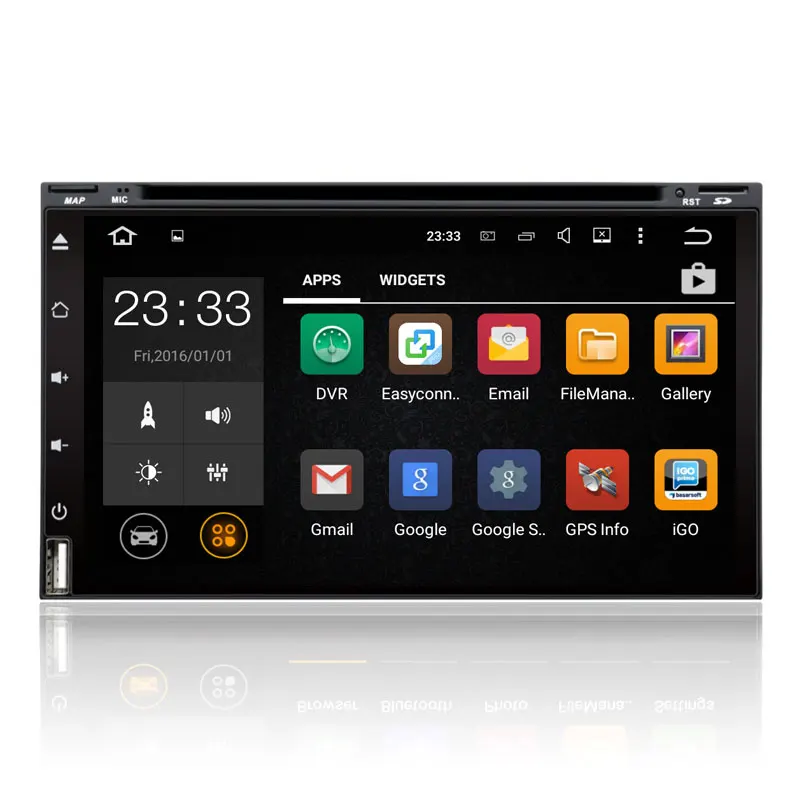 Четырехъядерный 6 95 дюймовый автомобильный dvd android 9 0 двойной din gps-навигация Wifi +