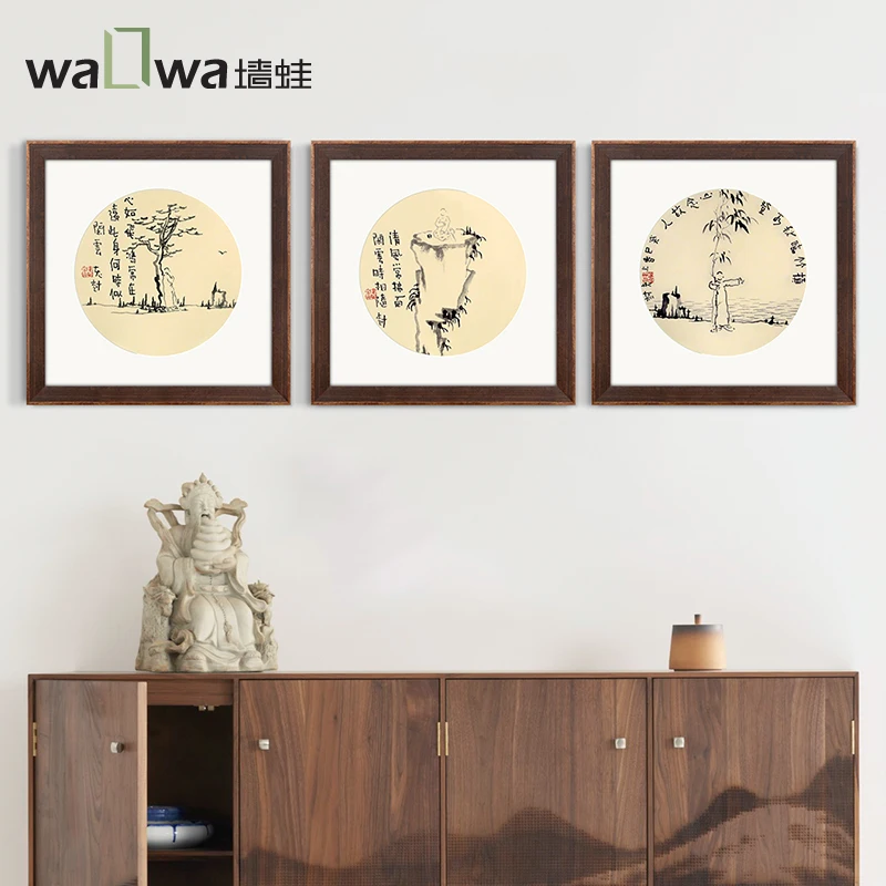 

Лягушка на арене нового китайского стиля гостиная декоративная картина на стену роспись картины рамка живопись