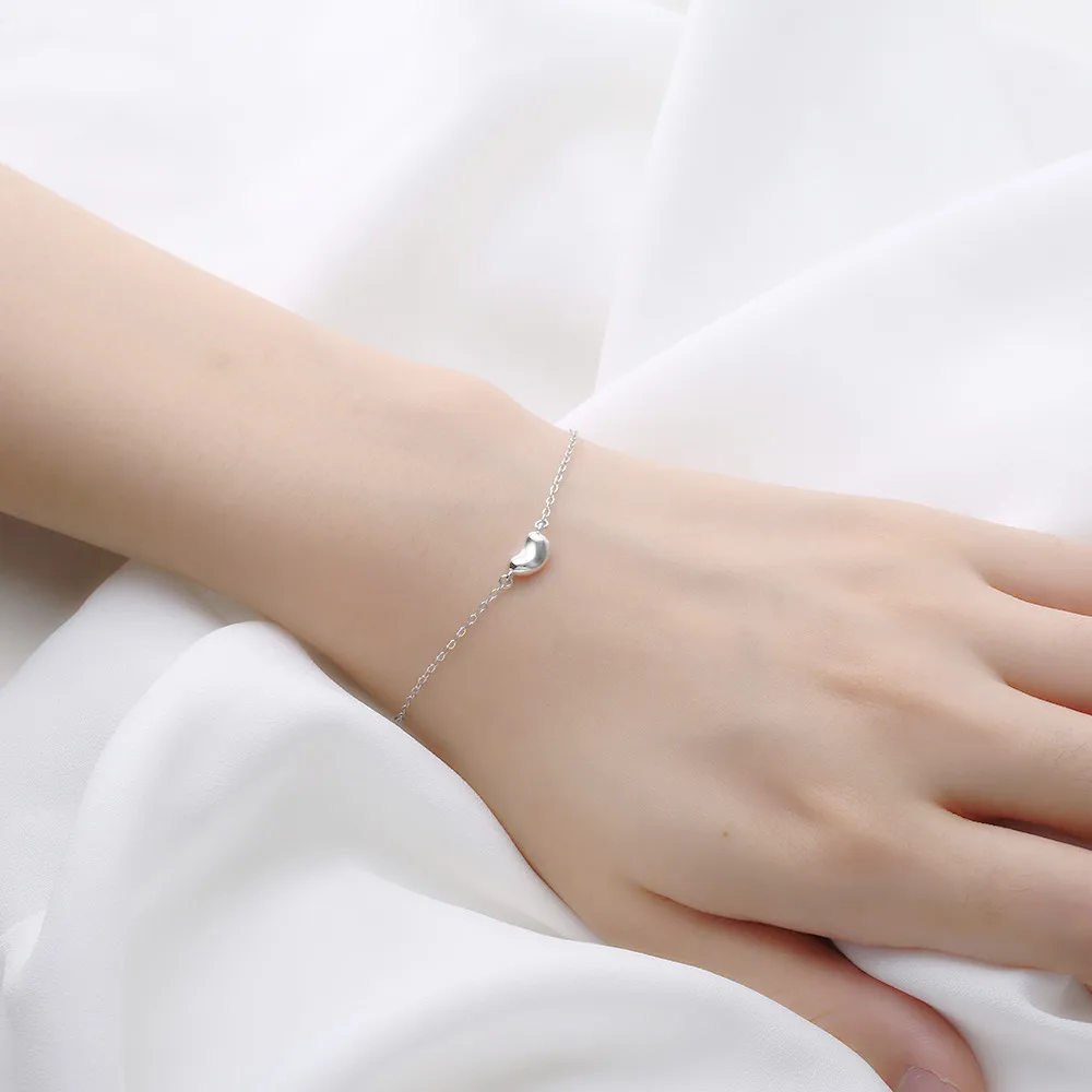 Звено цепи Смарт браслеты стерлингового серебра 925 BanglesBijoux En Argent для женщин