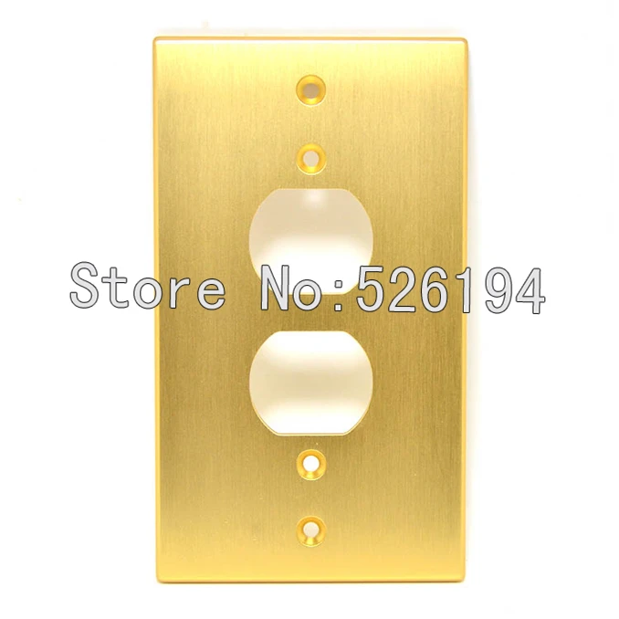 Бесплатная доставка чистый сплав настенная мощность Аудио AV класс розетка 2