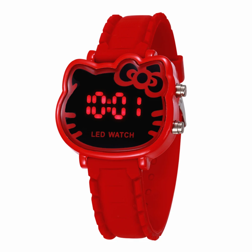 New Cute Kids Watch LED Hodinky Children Watches Cartoon Dial Wrist Watch Girls Silica Gel Clocks Ceasuri Saat Relogios infantis