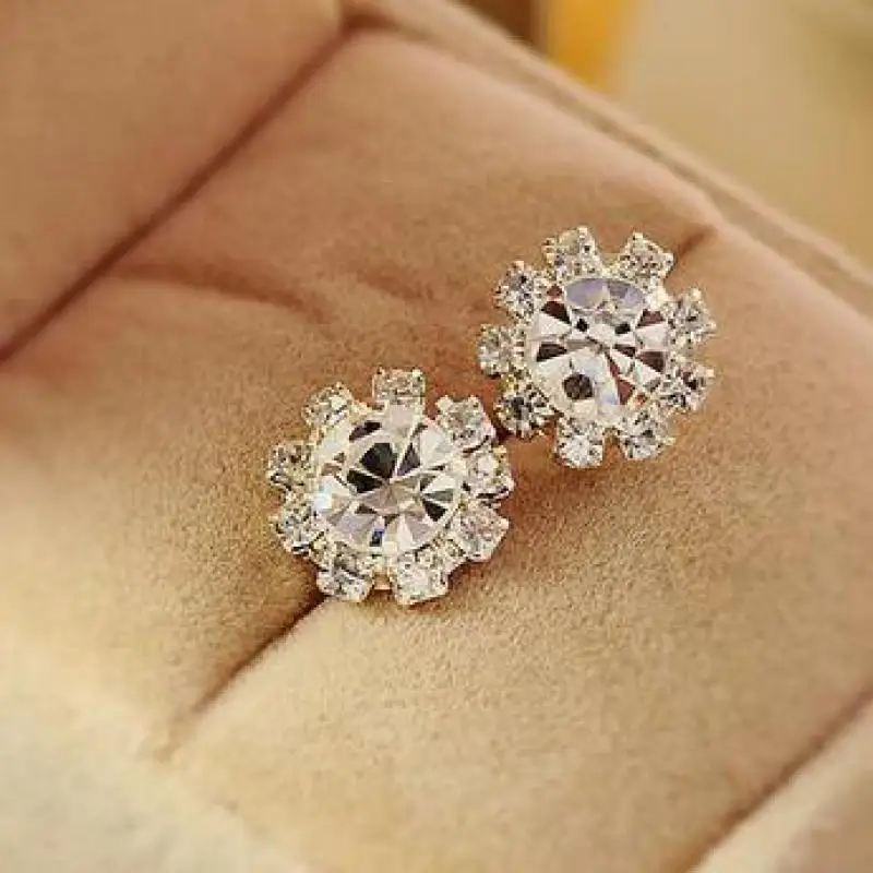 Pendientes mujer серьги для женщин Снежинка orecchini aretes Стразы ювелирные изделия