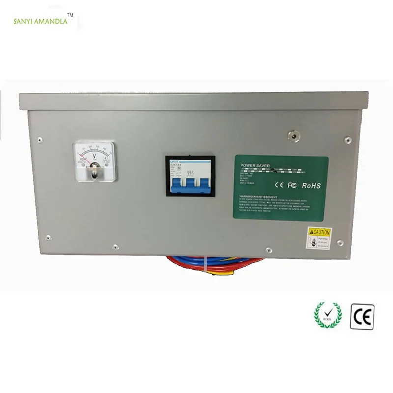 САНИ AMANDLA 450KW Энери Saver Мощность Экономии Электроэнергии Box 3 Фазы Стабилизатора