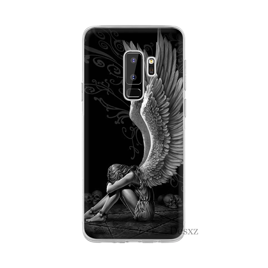 Чехол для мобильного телефона Desxz Angel Wings Жесткий ПК Samsung Galaxy J1 J2 J3 J5 Prime J6 J7 защитный