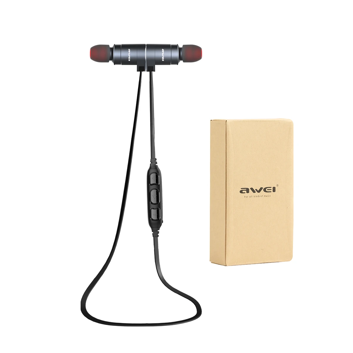 Rock Blue AWEI AK3 беспроводные наушники, гарнитура, магнитные Bluetooth наушники, водонепроницаемые наушники с микрофоном, Audifonos Fone de ouvido для телефонов - Цвет: Rock Blue
