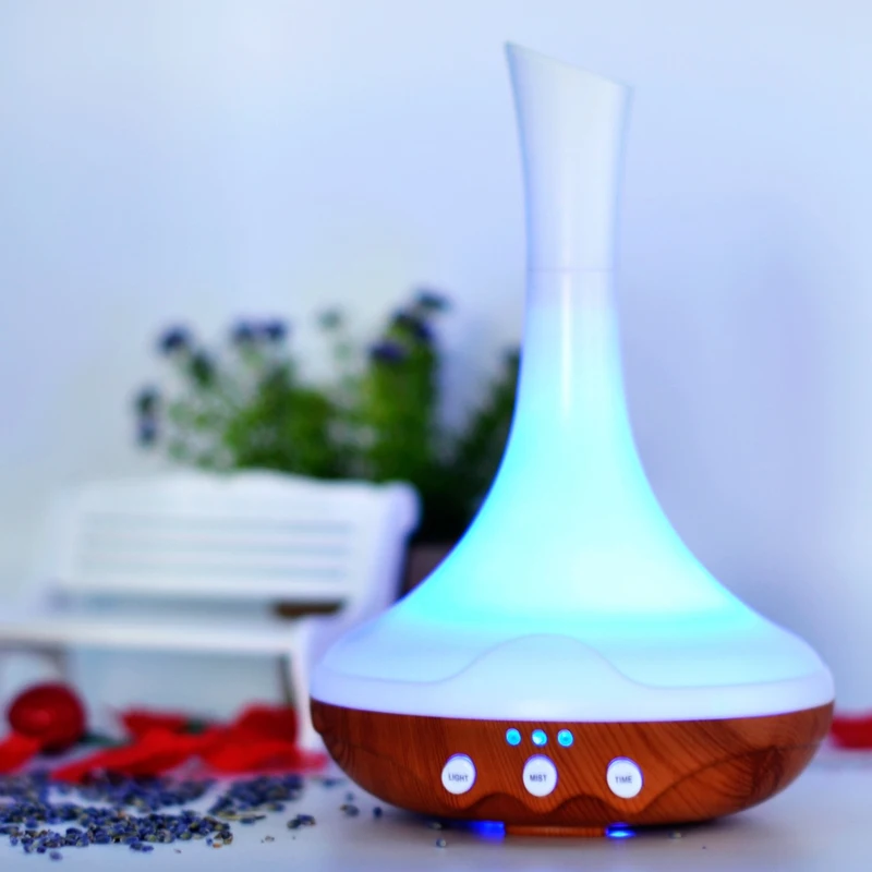 Aromatherapy Air Humidifier Essential Oil Diffuser Colorful Led Ultrasonic Electric Nebulizer With Eu Plug White+ | Бытовая техника