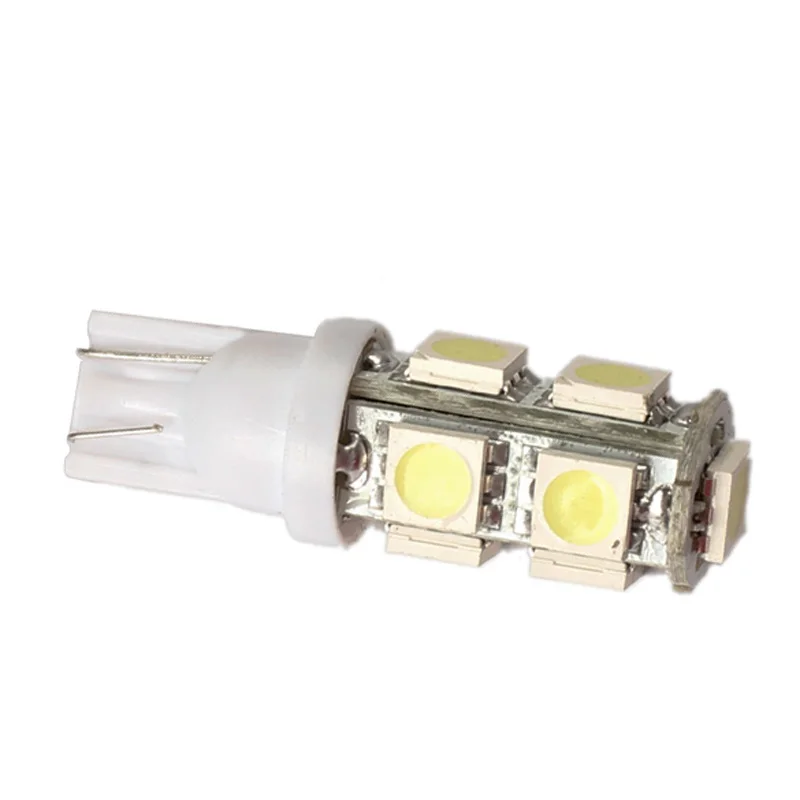 2 шт. 194 168 W5W 9SMD 5050 LED белый свет автомобильная лампа заднего фонаря яркий