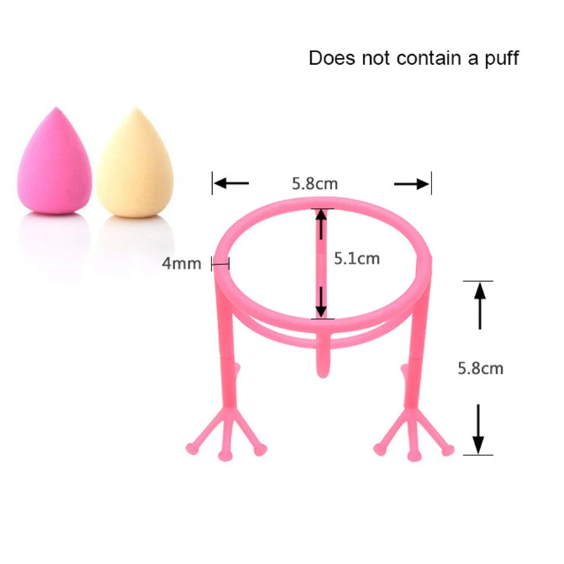 Makeup Cosmetics Puffs Display Stand Shape Gourd Sponge Drying Container Holder Make up Support Holders |