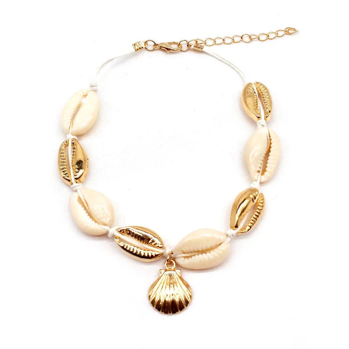 

Natural Shell Beach Ankle Bracelets for Women Fashion Personality Rope Foot Chain Anklets Bohemian Jewelry