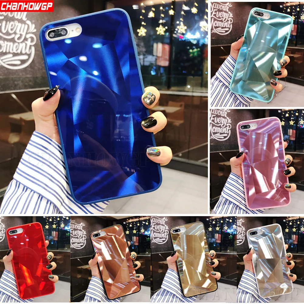 3D Алмазный силиконовый зеркальный чехол для iPhone 11 Pro Max X XR XS MAX чехлы xs max xr x 6 6s 7 8 plus