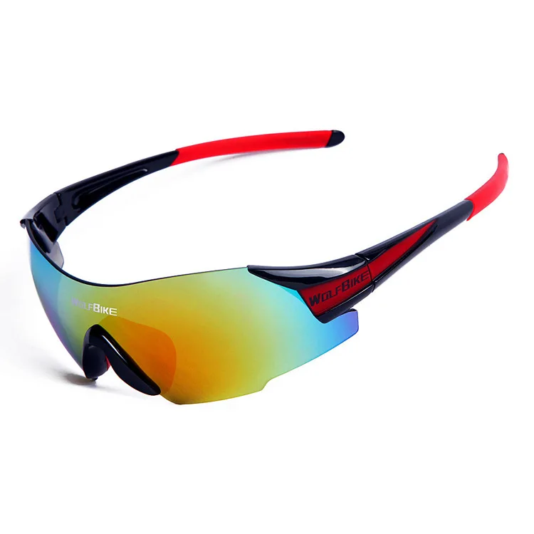 WOLFBIKE UV400 Cycling Glasses Women's Men's Outdoor Sports Bike Bicycle Windproof Sunglasses 3 Colors 1 Lens with original box | Спорт